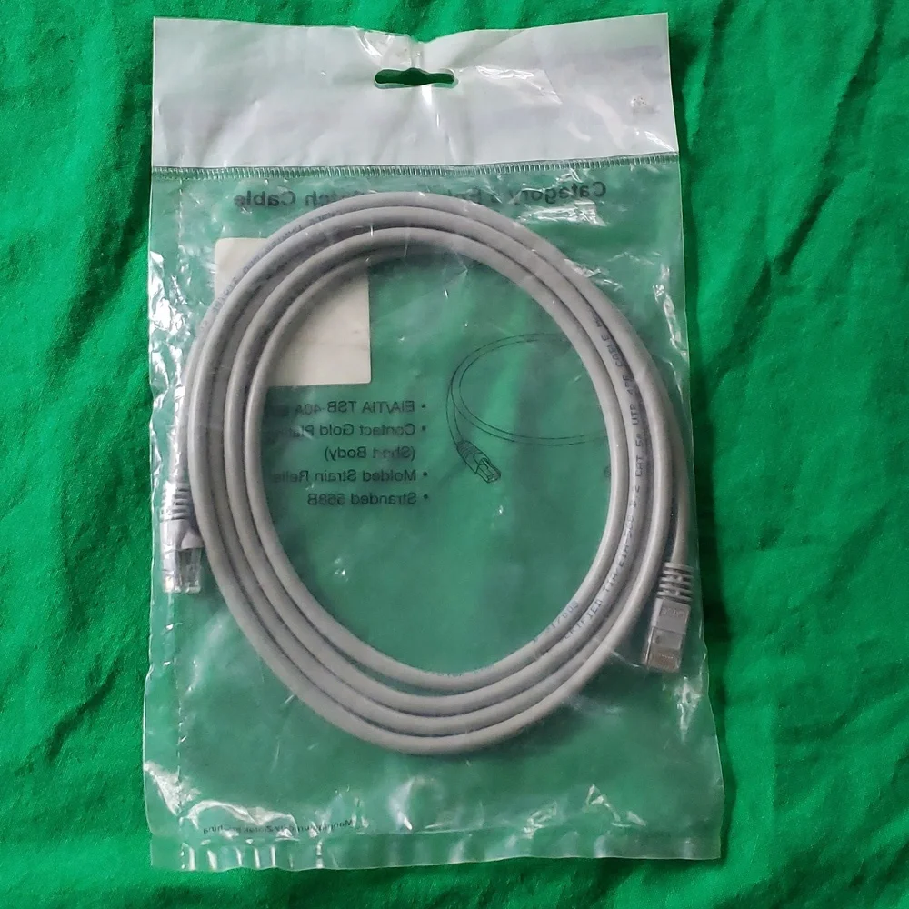 Bundle of Cat 5 Ethernet Patch Cables 5 (3ft) 3(6ft) 1(7ft) 1(14ft)